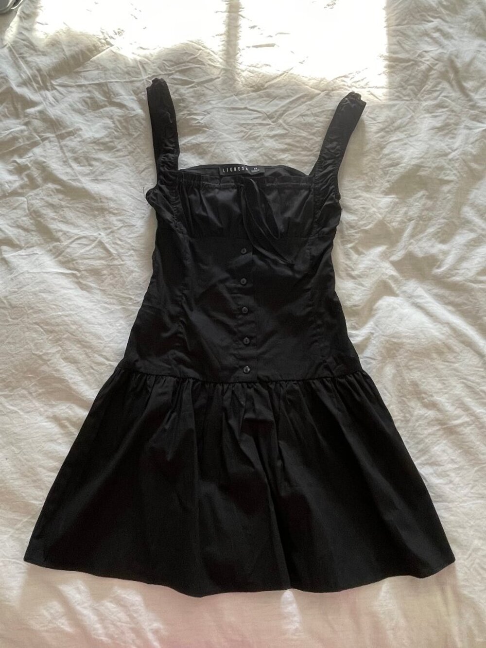 Black Heart shaped mini Dress